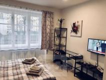 Pronájem bytu 1+kk, Praha - Vršovice, Moskevská, 28 m2