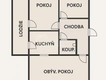 Prodej bytu 3+1, Rožmitál pod Třemšínem, Sídliště, 81 m2