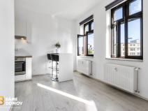 Pronájem bytu 1+kk, Praha - Holešovice, Jankovcova, 34 m2