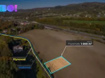 Prodej komerčního pozemku, Návsí, 1000 m2