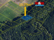 Prodej lesa, Hrabětice, 1639 m2