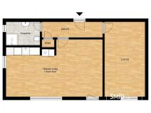 Prodej bytu 2+kk, Velim, Palackého, 52 m2