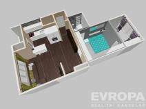 Prodej bytu 3+kk, Praha - Bubeneč, Národní obrany, 50 m2