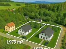 Prodej pozemku pro bydlení, Kunratice u Cvikova, 1978 m2