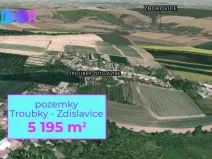 Prodej pole, Troubky-Zdislavice - Troubky, 5195 m2