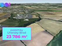 Prodej pole, Uherský Brod, 23786 m2