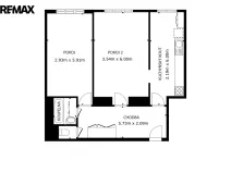 Pronájem bytu 2+1, Praha - Vinohrady, náměstí Jiřího z Lobkovic, 62 m2