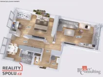 Prodej bytu 2+1, Černousy, 65 m2