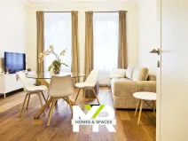 Pronájem bytu 2+kk, Praha - Karlín, Kaizlovy sady, 55 m2