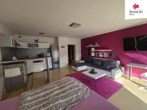 Pronájem bytu 1+kk, Praha - Vysočany, Na Harfě, 43 m2
