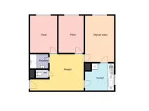 Pronájem bytu 3+1, Praha - Háje, Brechtova, 65 m2