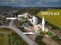 Prodej skladu, Hořovice, Tyršova, 4500 m2