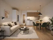 Pronájem bytu 1+kk, Praha - Vysočany, Poděbradská, 32 m2