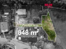 Prodej pozemku pro bydlení, Ostrava - Zábřeh, 848 m2