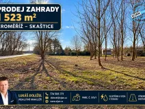 Prodej zahrady, Kroměříž, 1523 m2
