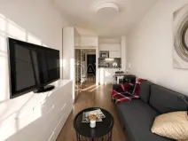 Pronájem bytu 1+kk, Praha - Jinonice, Peroutkova, 22 m2