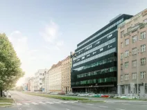 Pronájem kanceláře, Praha - Karlín, Sokolovská, 964 m2