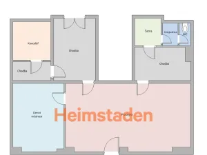 Pronájem kanceláře, Karviná - Nové Město, Erbenova, 93 m2