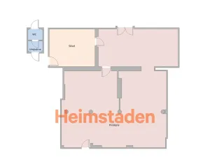 Pronájem kanceláře, Karviná - Nové Město, nám. Budovatelů, 126 m2