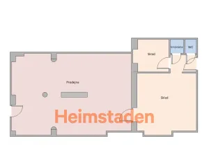 Pronájem kanceláře, Karviná - Nové Město, nám. Budovatelů, 79 m2