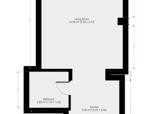 Pronájem bytu 1+kk, Praha - Stodůlky, 5. máje, 25 m2