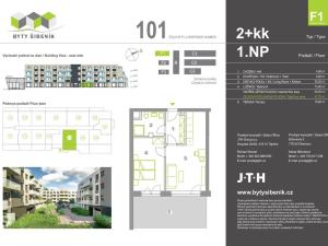 Prodej bytu 2+kk, Olomouc - Nová Ulice, Třída Jiřího Pelikána, 48 m2