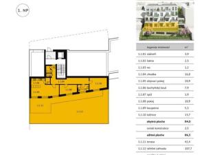 Prodej bytu 3+kk, Praha - Břevnov, Bělohorská, 87 m2
