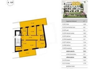 Prodej bytu 4+kk, Praha - Břevnov, Bělohorská, 99 m2