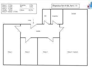 Prodej bytu 4+kk, Stříbro, Smetanova, 84 m2