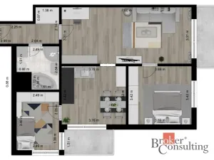 Prodej bytu 3+1, Liberec - Liberec VI-Rochlice, Nádvorní, 83 m2