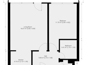 Pronájem bytu 2+kk, Praha - Vinohrady, Vinohradská, 44 m2