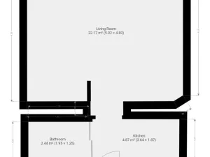 Pronájem bytu 1+kk, Praha - Vinohrady, Na Folimance, 32 m2