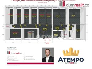 Pronájem kanceláře, Vimperk - Vimperk II, 1. máje, 18 m2