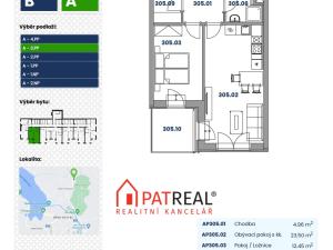 Prodej bytu 2+kk, Brno, Ondrova, 56 m2