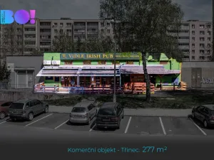 Prodej obchodního prostoru, Třinec, Kopernikova, 277 m2