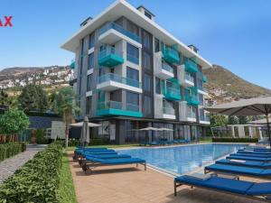 Prodej bytu 1+1, Turecko, Alanya, 44 m2