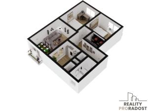 Prodej bytu 3+1, Jesenice, 96 m2