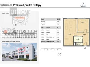 Prodej bytu 2+kk, Velké Přílepy, 60 m2