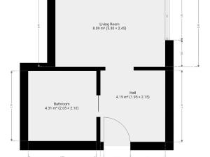 Pronájem bytu 1+kk, Praha - Suchdol, Suchdolské náměstí, 18 m2