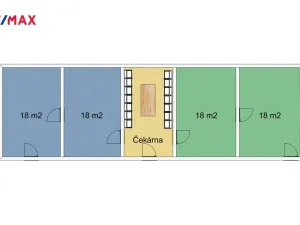 Pronájem ordinace, Havířov - Šumbark, Lidická, 51 m2