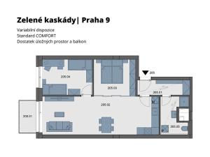 Prodej bytu 3+kk, Praha - Hostavice, Českobrodská, 67 m2