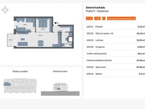 Prodej bytu 3+kk, Praha - Hostavice, Českobrodská, 67 m2