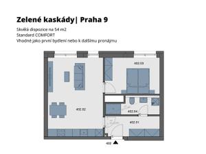 Prodej bytu 2+kk, Praha - Hostavice, Českobrodská, 54 m2