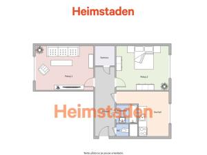 Pronájem bytu 2+1, Karviná - Ráj, Prameny, 56 m2