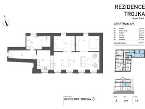 Prodej bytu 3+kk, Horní Planá, Náměstí, 94 m2