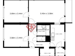 Pronájem bytu 3+1, Brandýs nad Orlicí, V Zahradách, 72 m2