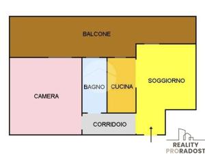 Prodej bytu 2+kk, Via Lazio, 42, 65015 Montesilvano PE, Itálie, 60 m2