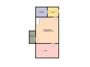 Pronájem bytu 2+kk, Horoměřice, Žižkova, 49 m2
