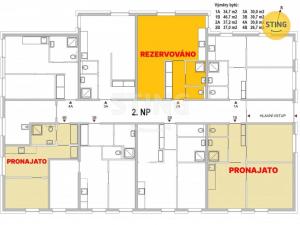 Pronájem bytu 2+1, Ostrava, Starobělská, 37 m2