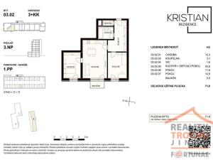 Prodej bytu 3+kk, Hradec Králové, Pod Zámečkem, 71 m2